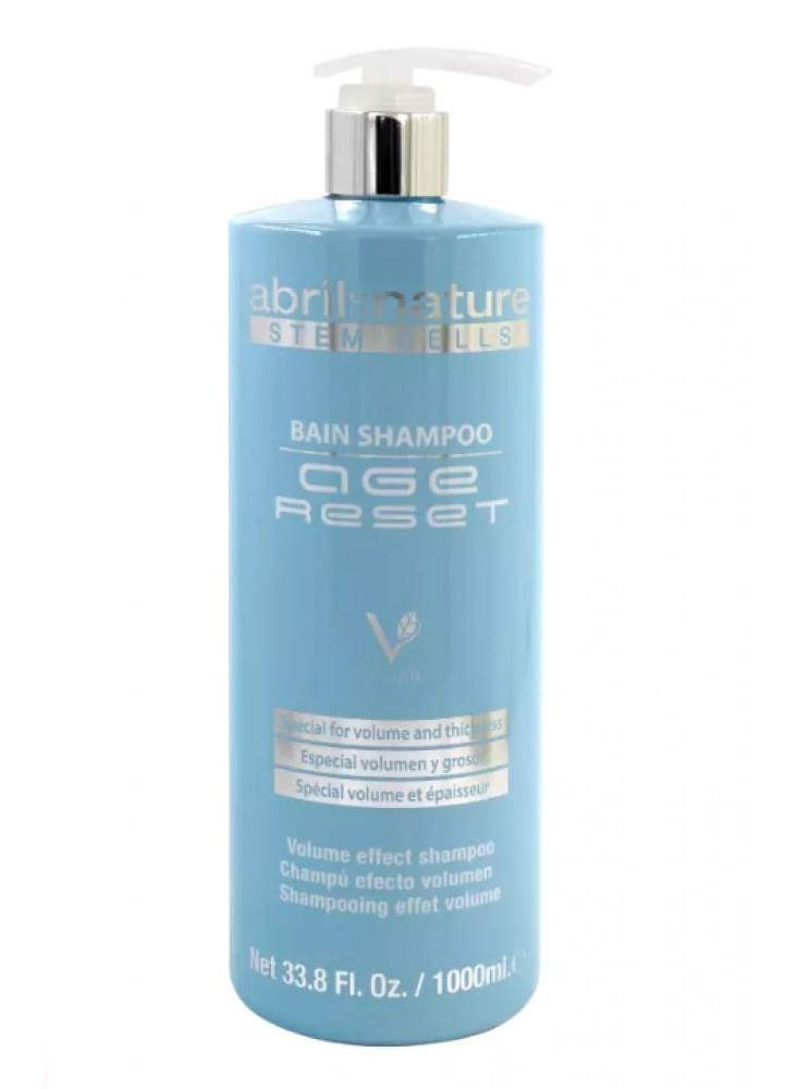 Шампунь для надання об’єму та густоти Abril et Nature Age Reset Bain Shampoo 1000 мл