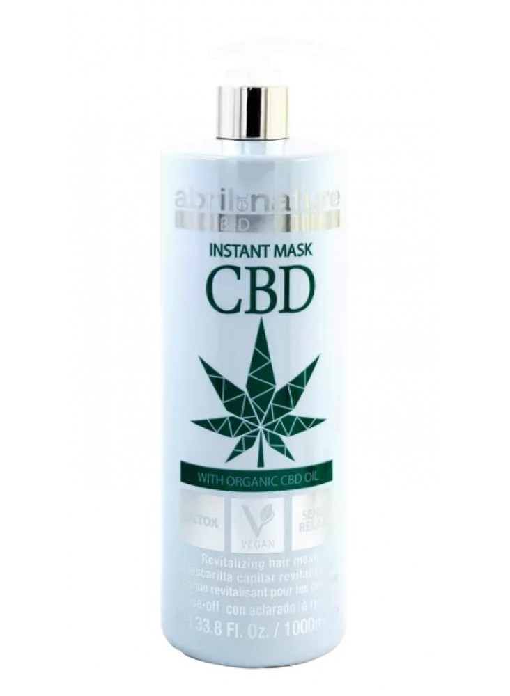 Маска з органічною конопляною олією для детоксикації Abril et Nature CBD Oil Mask 1000 мл