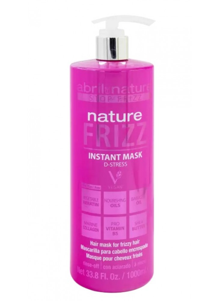 Маска проти завивання волосся Abril et Nature Frizz Anti-Frizz Mask 1000 мл