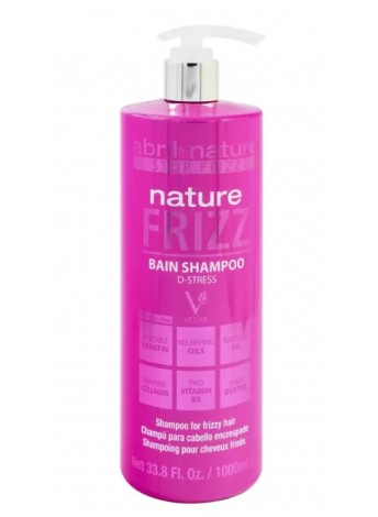 Шампунь для вирівнювання волосся Abril et Nature Anti-Frizz Shampoo 1000 мл