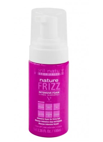 Мус інтенсивне вирівнювання волосся та догляд за волоссям 30 днів Abril et Nature Frizz Intensive Foam 100 мл
