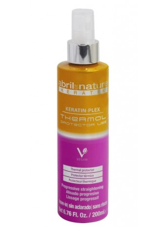 Спрей-термозахист проти завитків прогресивне випрямлення Abril et Nature Keratin-Plex Thermal Protector Liss 200 мл