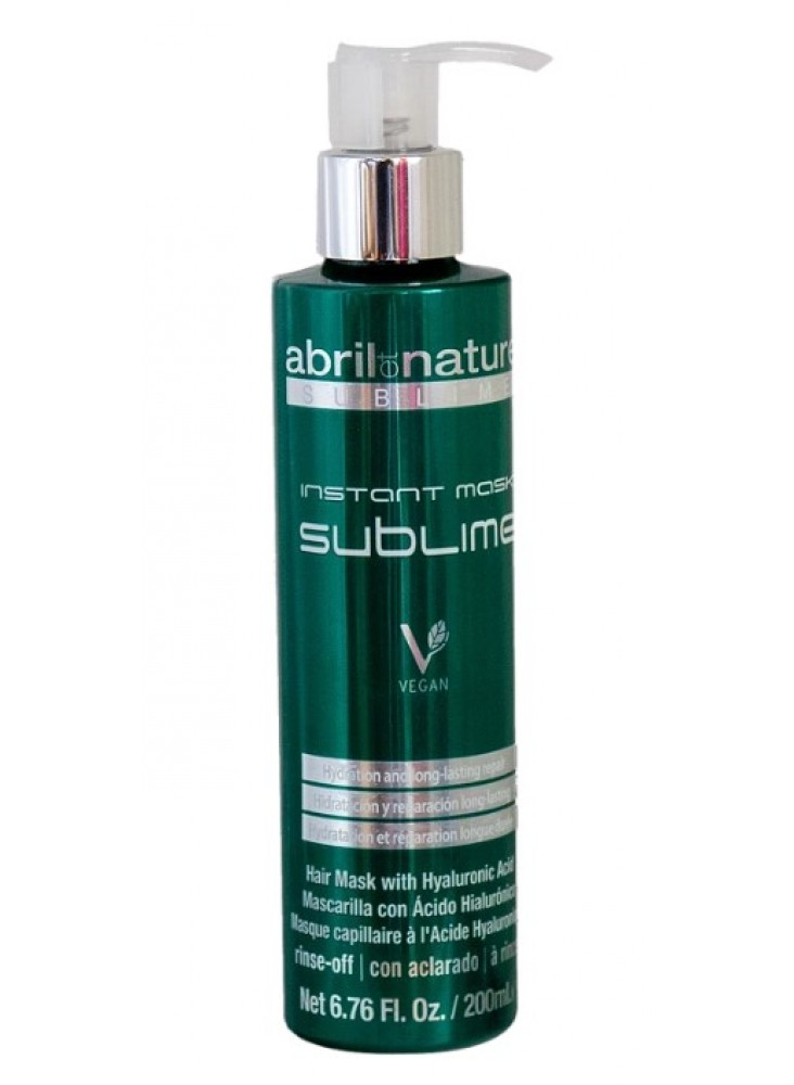Зволожуюча маска з гіалуроновою кислотою Abril et Nature Sublime Instant Mask 200 мл